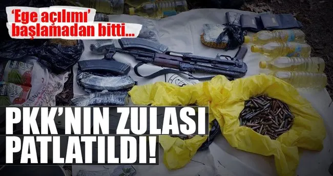 Kemalpaşa’da 8 PKK deposu bulundu!