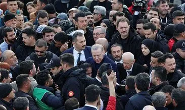 Başkan Erdoğan’dan depremzede ailelere anlamlı ziyaret!