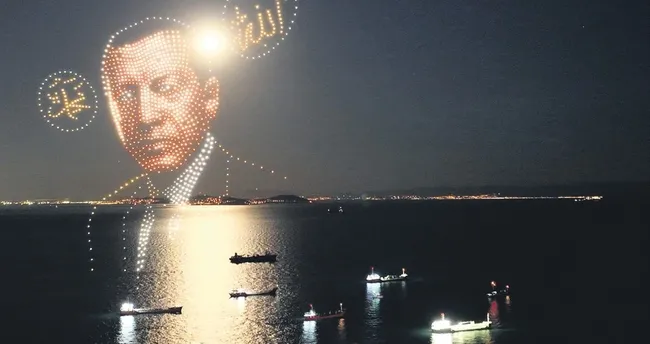 Yenikapı’da muhteşem dron gösterisi