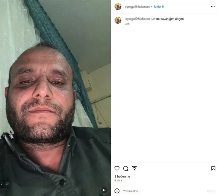 Katilini sosyal medyada işte böyle paylaşmış!