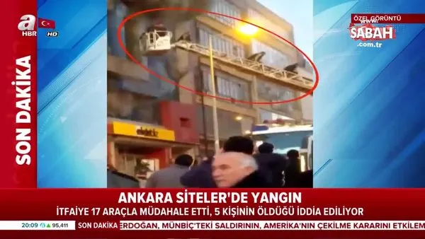 Ankara Siteler'de yangın faciası... 5 kişi hayatını kaybetti