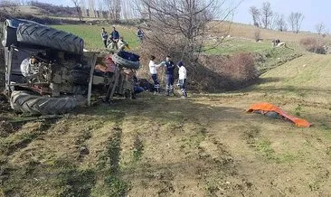 Amasya’da traktör devrildi: 1 ölü