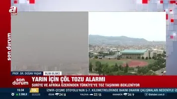Türkiye genelinde "Çöl tozu" alarmı! Yarına dikkat