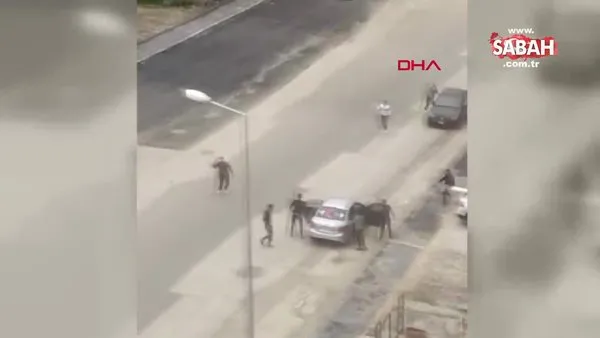 Ankara'da iki grubun silahlı sopalı kavgası kamerada!