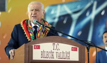 MHP lideri Bahçeli, Söğüt’te önemli mesajlar verdi