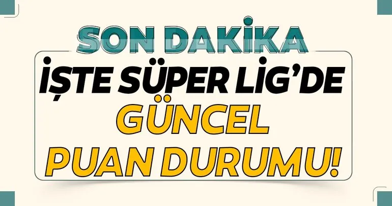 Galatasaray - Beşiktaş maçında gol sesi yok! İşte puan durumu...