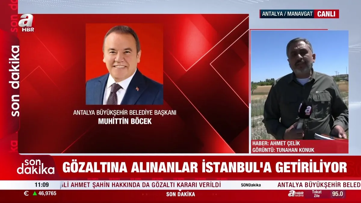 Antalya Büyükşehir Belediye Başkanı Muhittin Böcek gözaltına alındı | Video