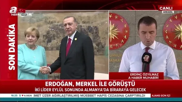 Cumhurbaşkanı Erdoğan Merkel ile telefonda görüştü