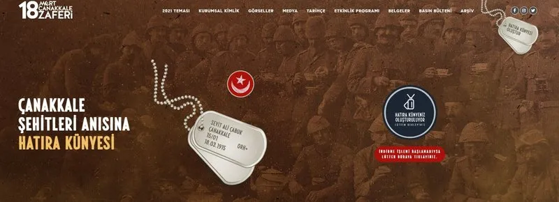 canakkale zaferi kunyesi olusturma ekrani 18 mart canakkale sehitleri anisina dijital hatira kunyesi nasil ve nereden olusturulur son dakika haberler