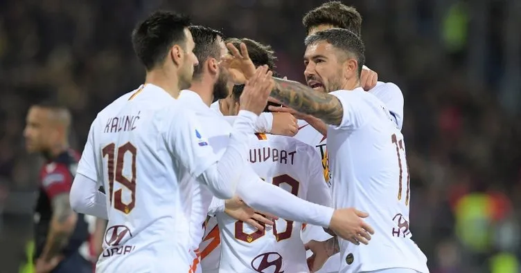 Cengiz Ünderli Roma 4 golle kazandı! Cagliari 3 - 4 Roma MAÇ SONUCU
