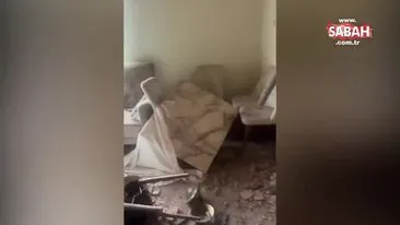 Sivas’ta yıldırım düşen evde hasar oluştu