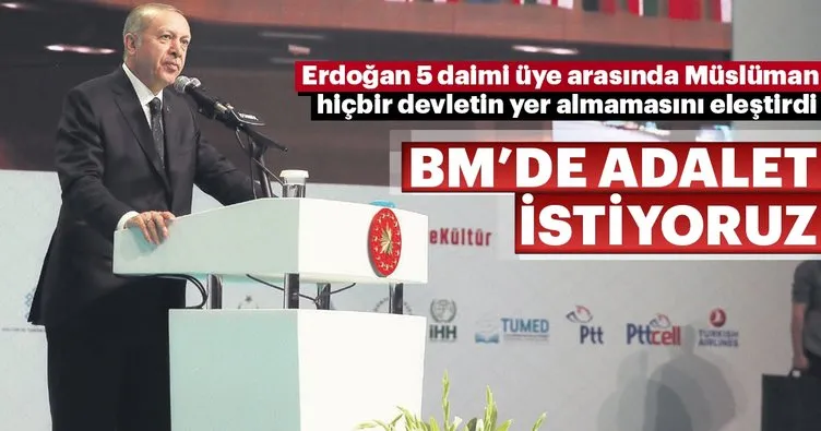BM’de adalet istiyoruz