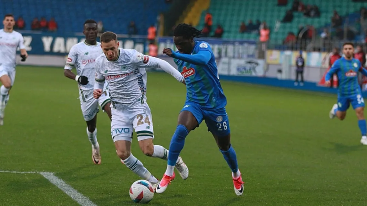 SÜPER LİG: Çaykur Rizespor ile Konyaspor yenişemedi! SÜPER LİG: Çaykur Rizespor ile Konyaspor yenişemedi!