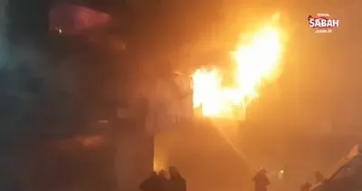 SON DAKİKA: İstanbul İSTOÇ’ta yangın! Olay yerinde ilk görüntüler... | Video