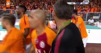Galatasaray 1-1 Akhisarspor. İşte Galatasaray’ın beraberlik golü.