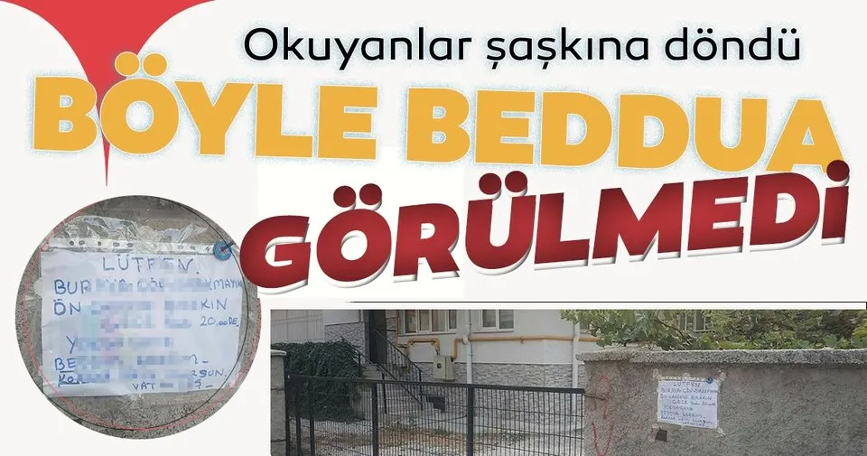 boyle beddua gorulmedi en son haber