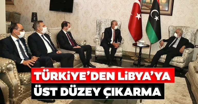 Son dakika: Türk heyet Libya’da! Hazine ve Maliye Bakanı Albayrak ve Dışişleri Bakanı Çavuşoğlu, Serrac ile görüştü
