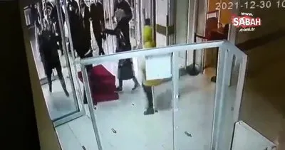 Hastanenin güvenlik görevlisini böyle darp etti... Tutuklandı | Video