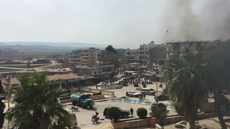 TSK ve ÖSO birlikleri Afrin ilçe merkezinde kontrolü sağladı
