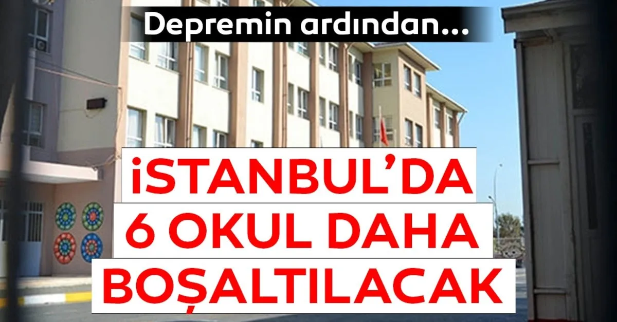 Son Dakika Istanbul Un 5 Ilcesinde 6 Okul Binasi Bosaltilacak Iste O Okullarin Listesi En Son Haber