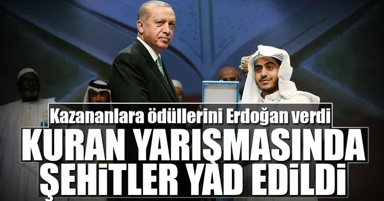 Kuran yarışmasında şehitler yad edildi