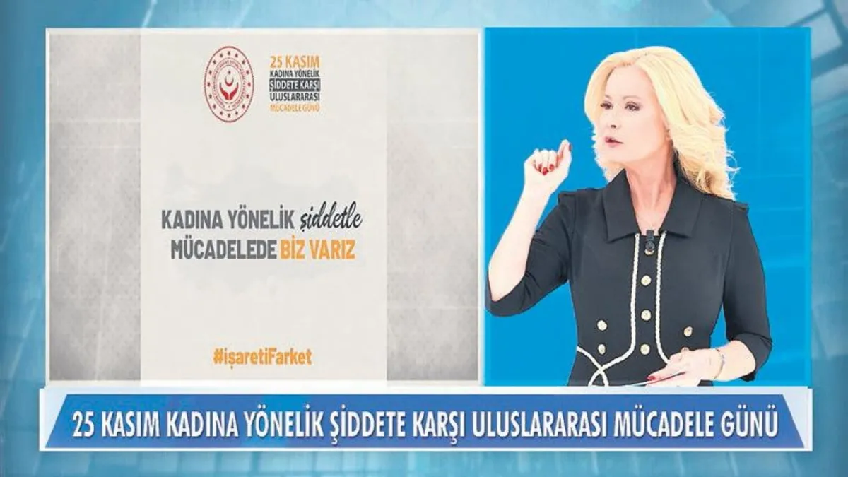 Atv ekranında kadına şiddete HAYIR