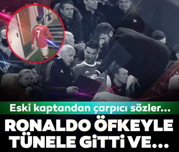 Son dakika spor haberleri: Manchester United resmen açıkladı! Ronaldo öfkelenerek tünele gitti...