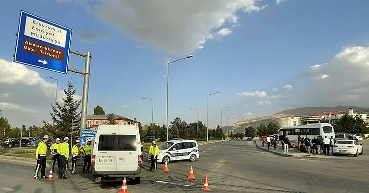 Erzurum’da feci kaza: 6 askeri personel ile 4 öğretmen yaralandı