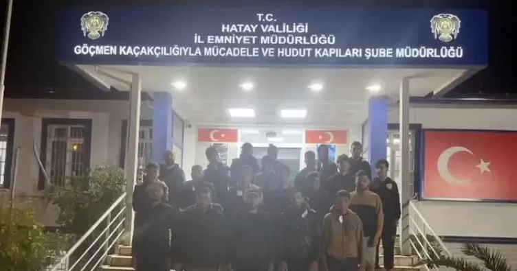 Hatay’da nefes kesen operasyon: 19 göçmen yakalandı! 3 tutuklama