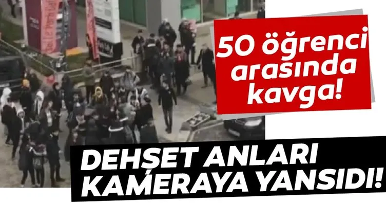 İstanbul’un Sultanbeyli ilçesinde 50 lise öğrencisi arasında kavga çıktı!