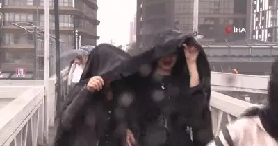 İstanbul Bahçelievler’de sağanak yağış