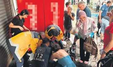 Sağanaktan kaçarken elektrik akımına kapıldılar 2 ölü #izmir