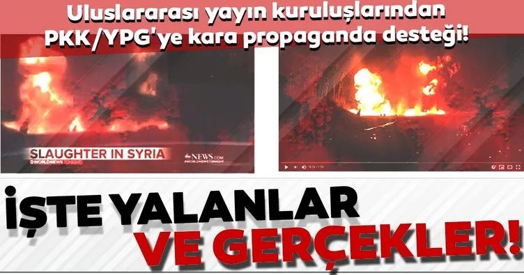 Uluslararası yayın kuruluşları PKK/YPG'ye kara propaganda desteği!