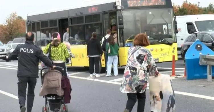 İETT otobüsü ile servis minibüsü çarpıştı: Yaralılar var!