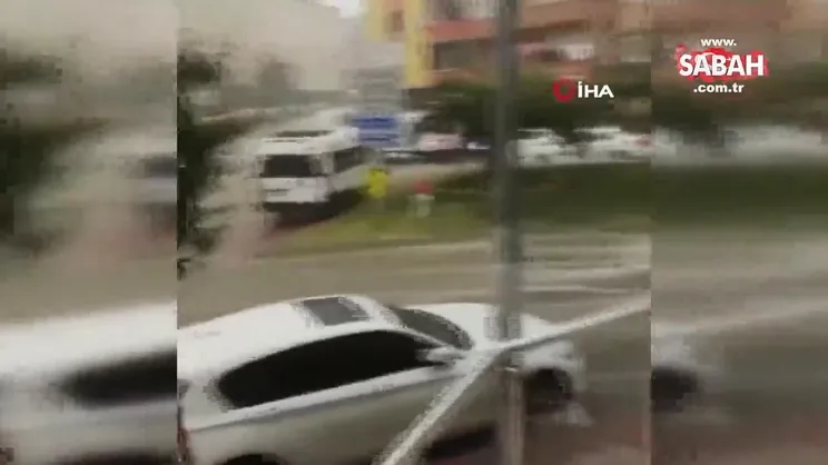 Kağıthane’de caddeler göle döndü | Video