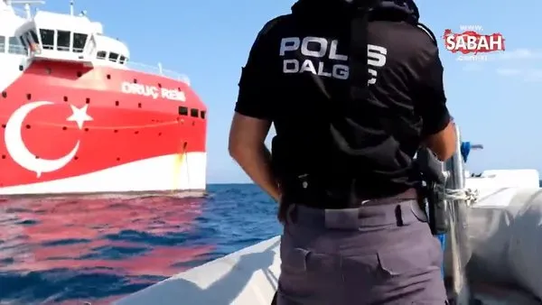 Antalya polisi, Oruç Reis’i selamladı | Video