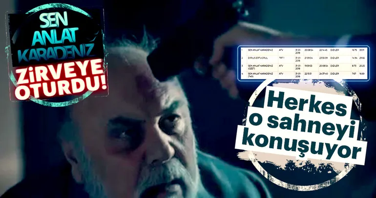 ’Sen Anlat Karadeniz’ birinci oldu