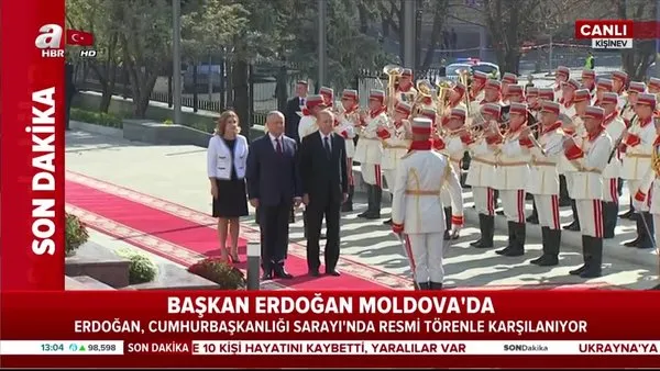 Cumhurbaşkanı Erdoğan, Moldova'da
