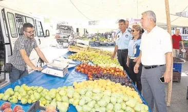 Zabıtadan etiket ve tartı denetimi