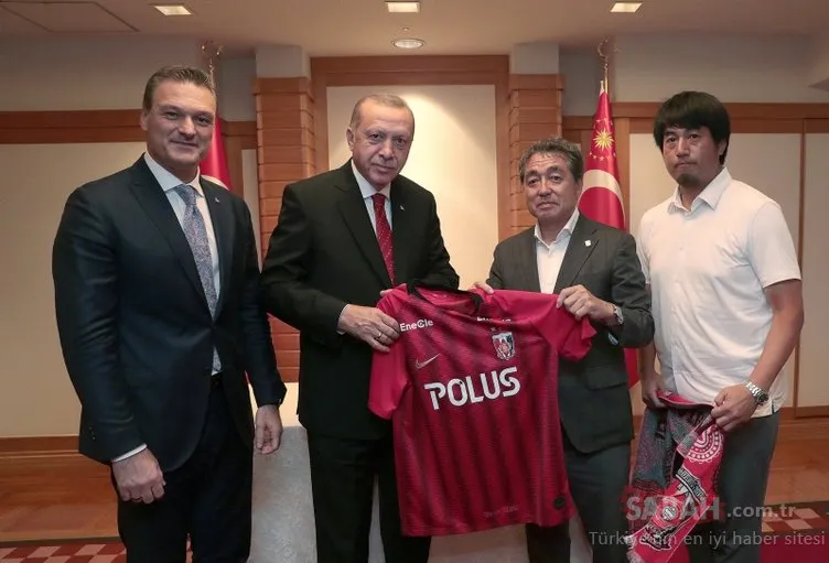 Başkan Erdoğan’a Japonya’da sürpriz hediye!