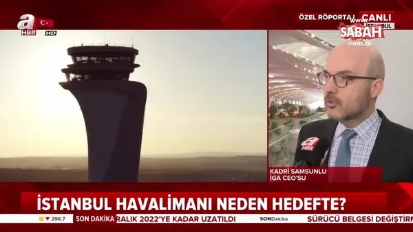 İGA CE’su Kadir Samsunlu, A Haber’e İstanbul Havalimanı’nın hedeflerini anlattı