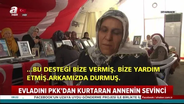 Evladını PKK'dan kurtaran anneden Cumhurbaşkanı Erdoğan'a teşekkür | Video