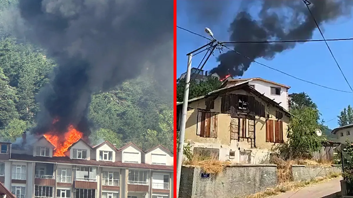 Bolu’da korkutan yangın! Alevler binanın çatısını sardı: Ekipler peş peşe geldi! Bolu’da korkutan yangın! Alevler binanın çatısını sardı: Ekipler peş peşe geldi!