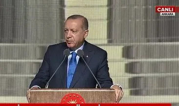 Başkan Erdoğan: Dün bizi sahadan silmeye çalışanlar bugün kapımızda