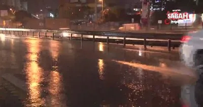 İstanbul’da sabah saatlerinde sağanak yağış etkili oldu | Video
