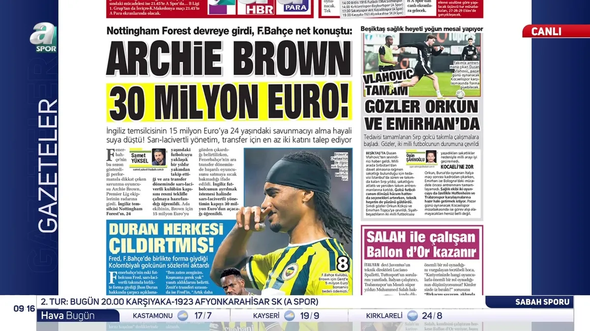 Archie Brown 30 milyon euro! | Video