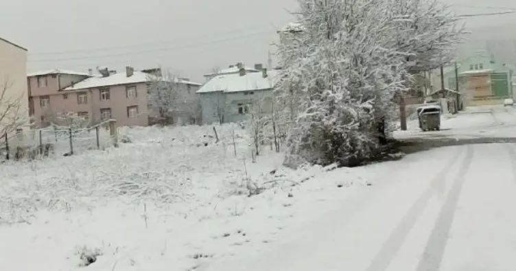 Samsun’da kar yağışı: 3 ilçe beyaza büründü