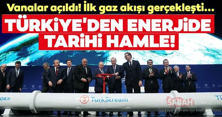 Vanalar açıldı! İlk gaz akışı gerçekleşti... Türkiye’den enerjide tarihi hamle