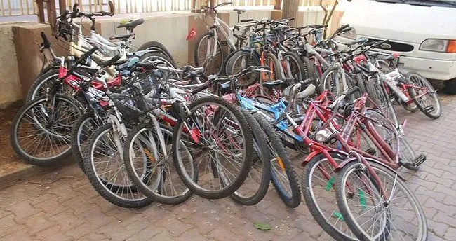 Adıyaman’da, 2 kişi çalıntı 53 bisikletle yakalandı