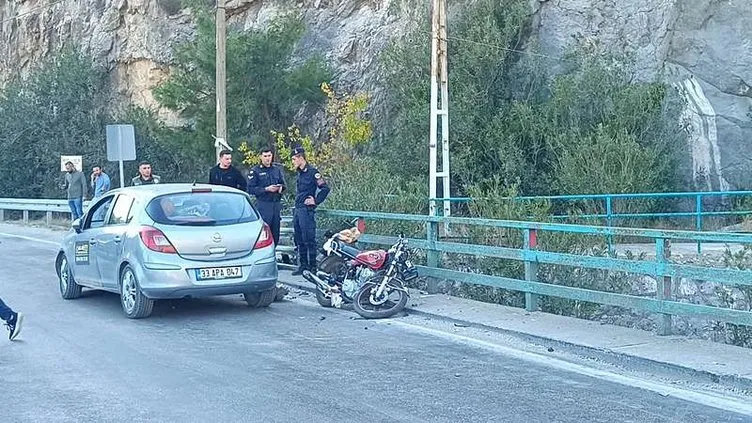 O ilimizde feci kaza: Motosiklet sürücüsü Kerem Atlı 25 metreden uçuruma çakıldı!